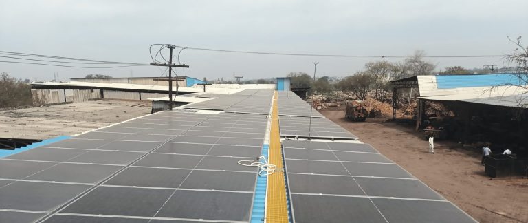 Oswal Solar 100 kW project – SL Woods