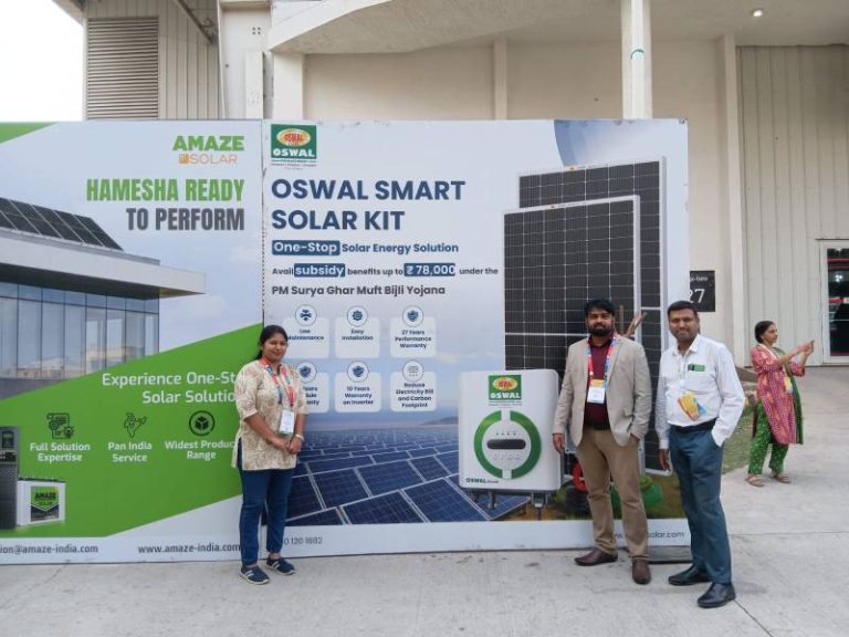 Oswal at Renewable Asia & Energy Expo 2026, Bengaluru, photo 2